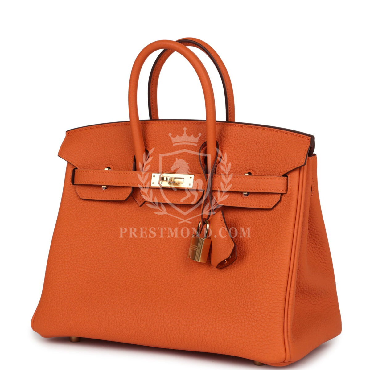 Hermes Birkin 25 Orange Togo GHW — изображение 5