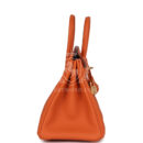 Hermes Birkin 25 Orange Togo GHW