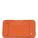 Hermes Birkin 25 Orange Togo GHW
