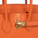 Hermes Birkin 25 Orange Togo GHW