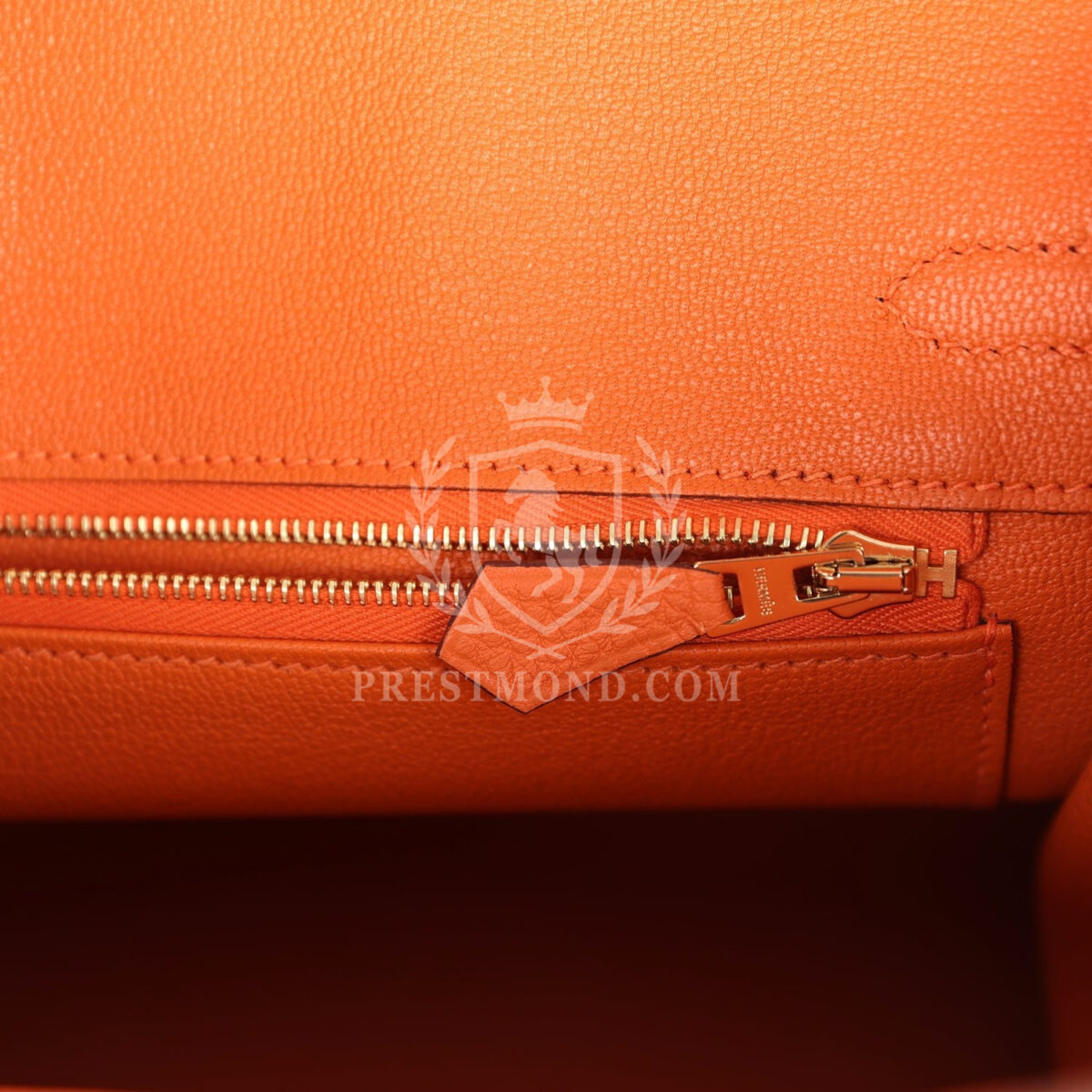 Hermes Birkin 25 Orange Togo GHW — изображение 9