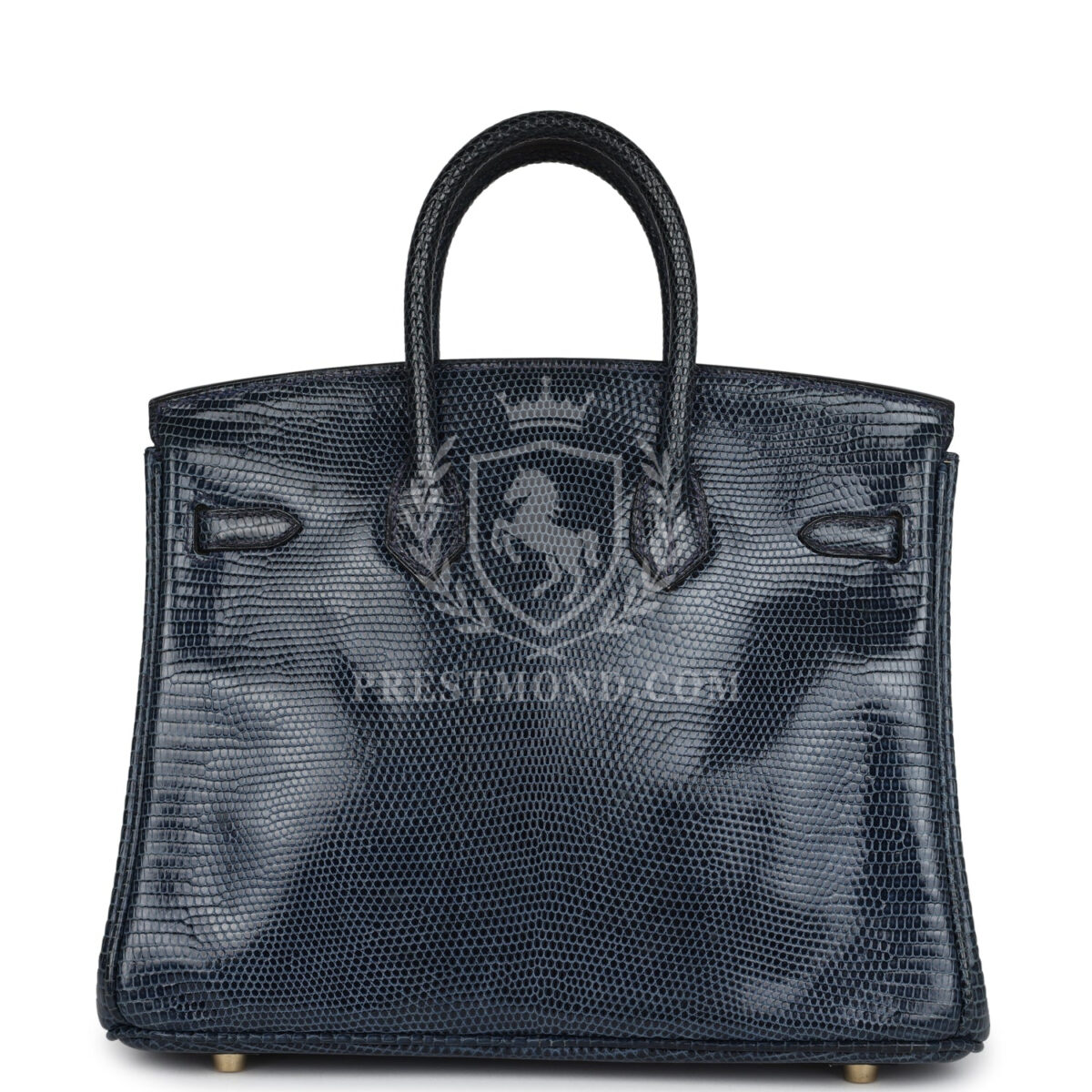 Hermes Birkin 25 Bleu De Malte Varanus Niloticus Lizard GHW — изображение 4