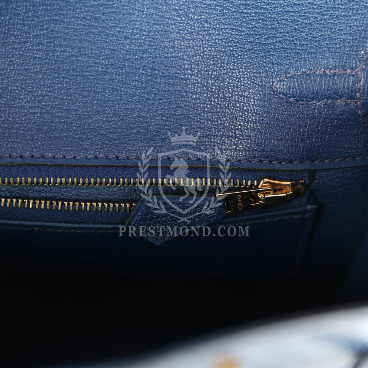Hermes Birkin 25 Bleu De Malte Varanus Niloticus Lizard GHW — изображение 9