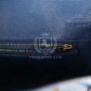Hermes Birkin 25 Bleu De Malte Varanus Niloticus Lizard GHW