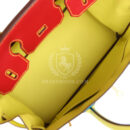 Hermes Special Order (HSS) Tri-color Birkin 30 Bleu Aztec, Soufre and Rouge Vif Chevre Brushed GHW