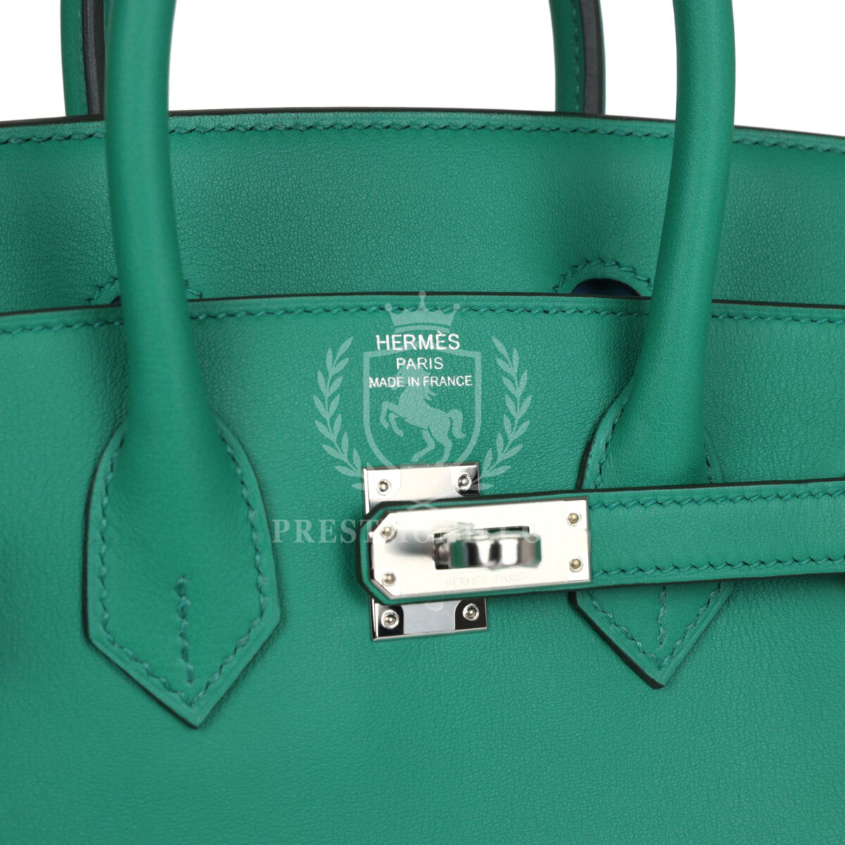 Hermes Birkin 25 Vert Vertigo Verso Swift PHW — изображение 7