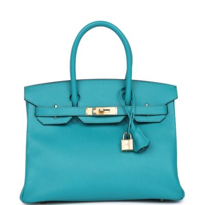 Hermes Birkin 30 Bleu Paon Epsom GHW