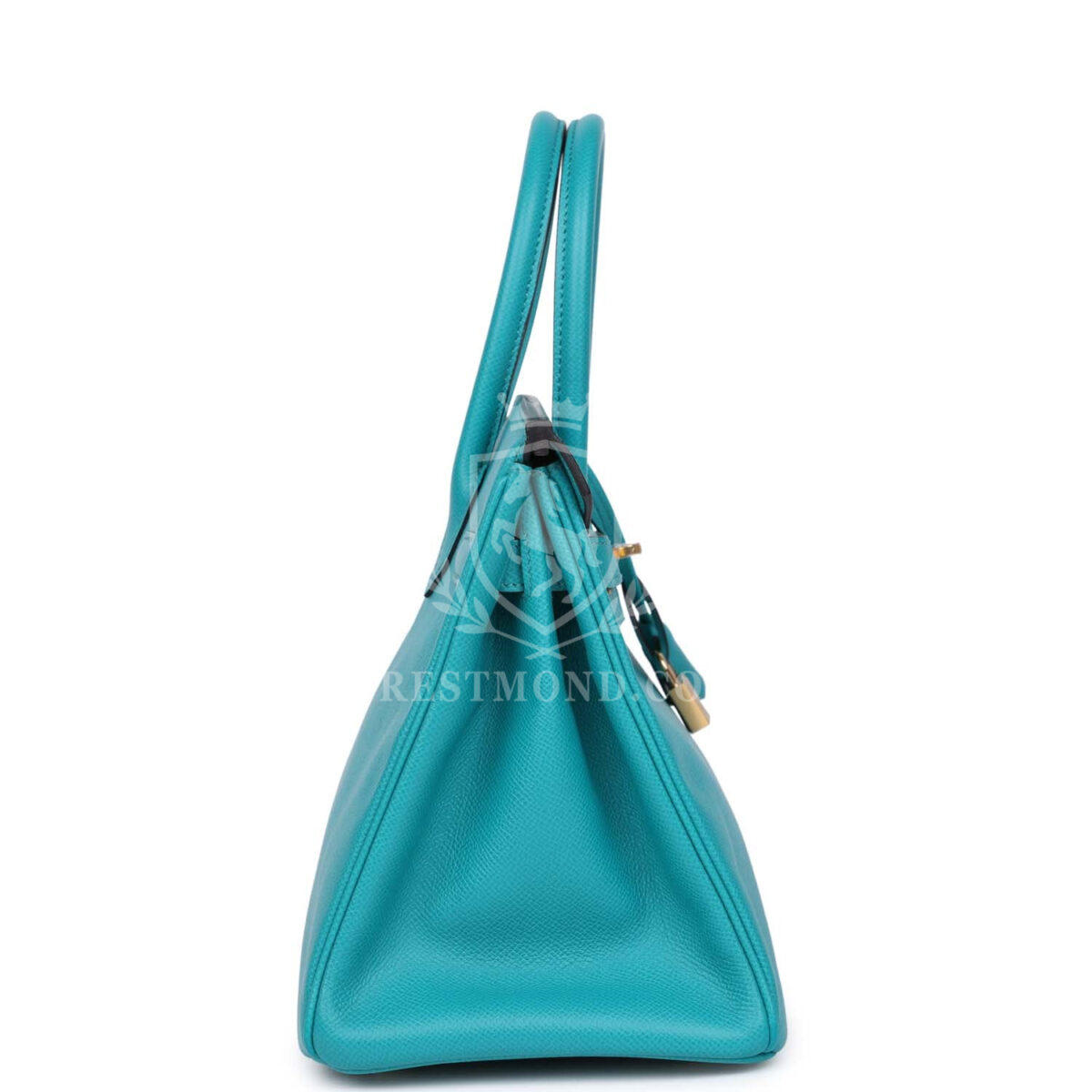 Hermes Birkin 30 Bleu Paon Epsom GHW — изображение 3