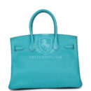 Hermes Birkin 30 Bleu Paon Epsom GHW