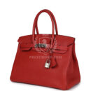 Hermes Birkin 30 Vermillon Togo PHW