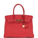 Hermes Birkin 30 Rouge Pivoine Togo GHW