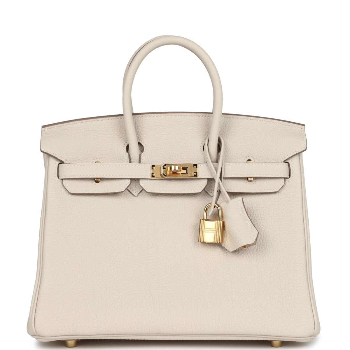 Hermes Birkin 25 Craie Togo GHW