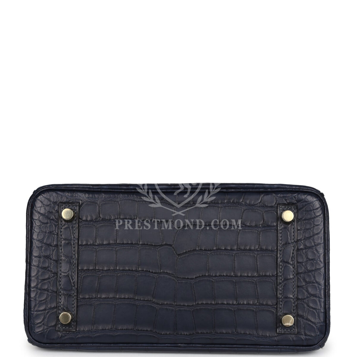 Hermes Birkin 25 Bleu Indigo Matte Alligator GHW — изображение 6