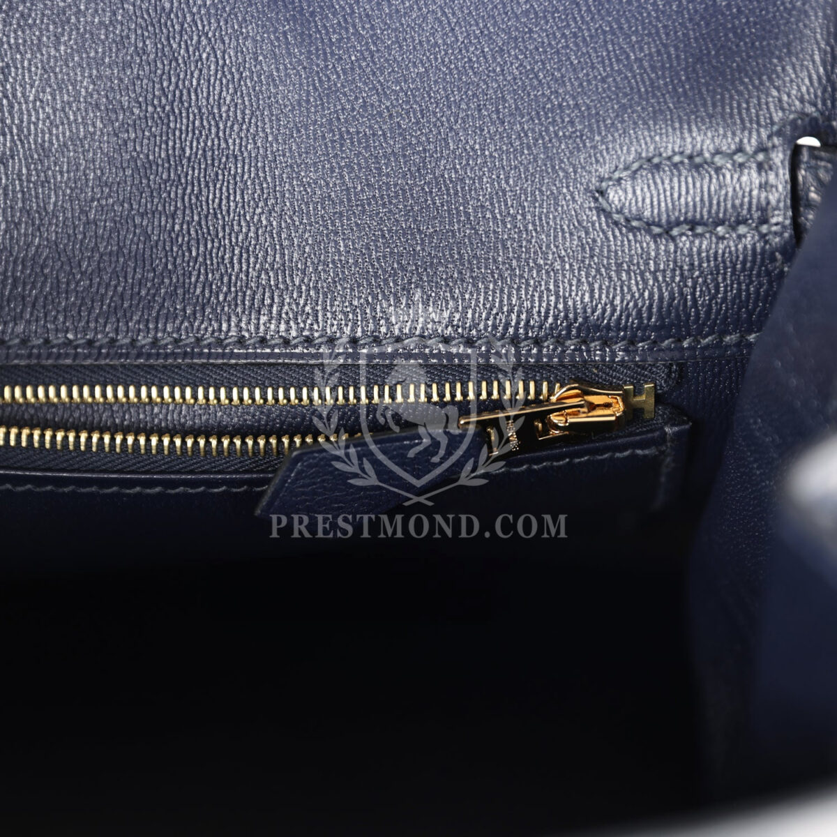 Hermes Birkin 25 Bleu Indigo Matte Alligator GHW — изображение 8