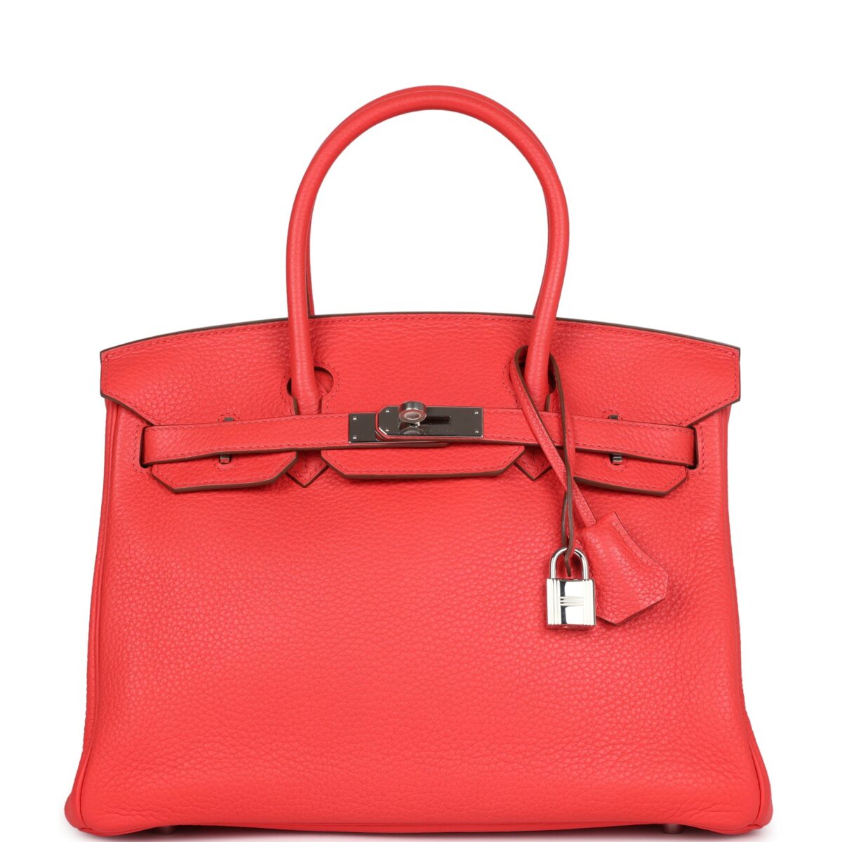 Hermes Birkin 30 Rose Jaipur Clemence PHW