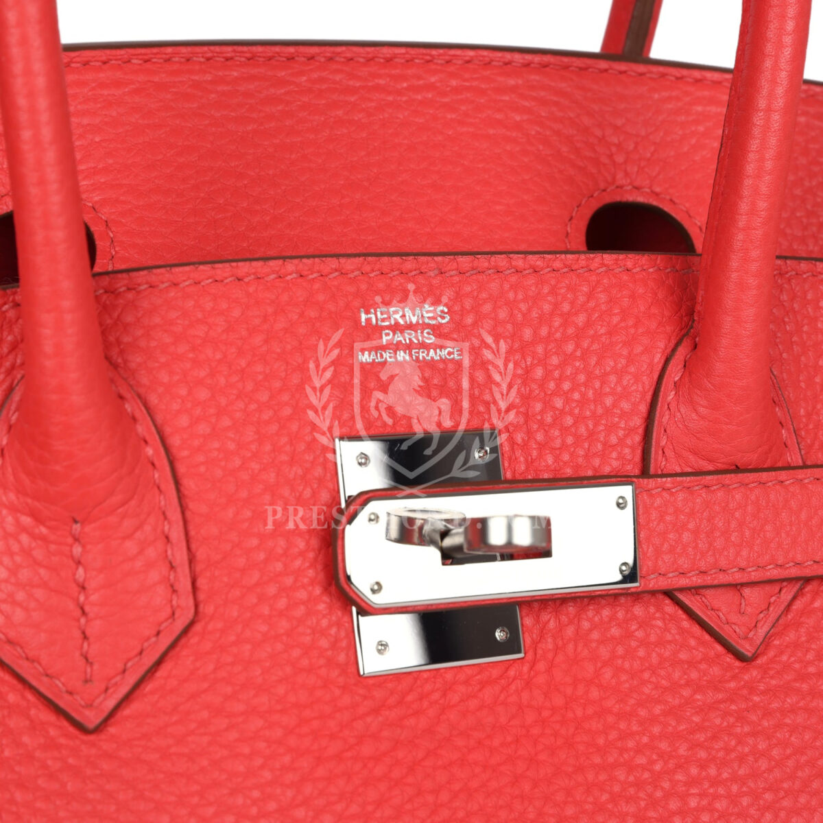 Hermes Birkin 30 Rose Jaipur Clemence PHW — изображение 7