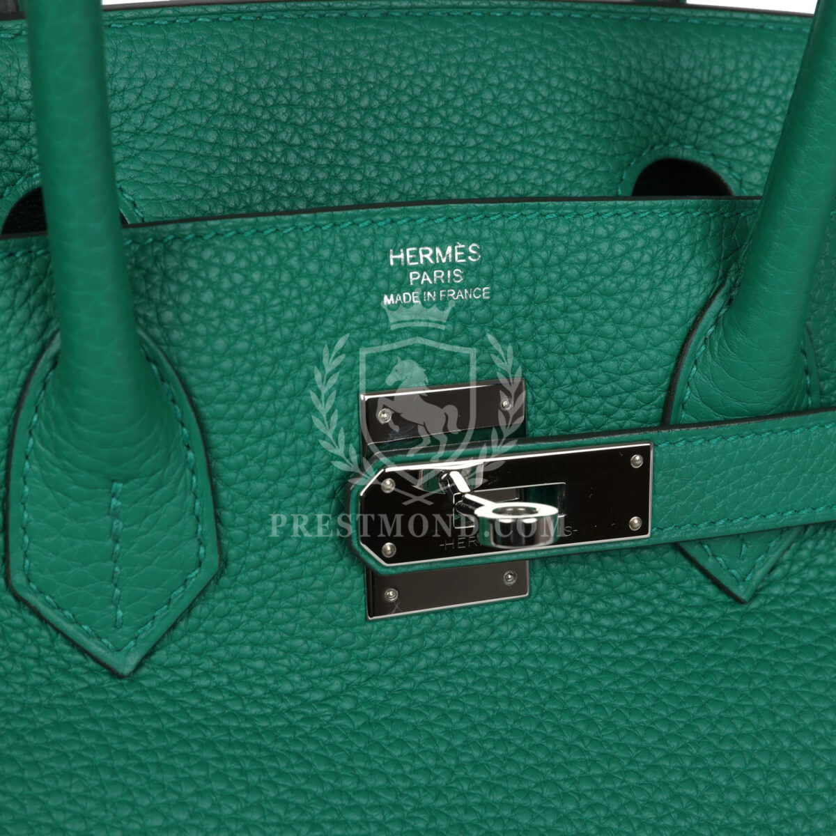 Hermes Birkin 30 Vert Vertigo Verso Clemence PHW — изображение 7