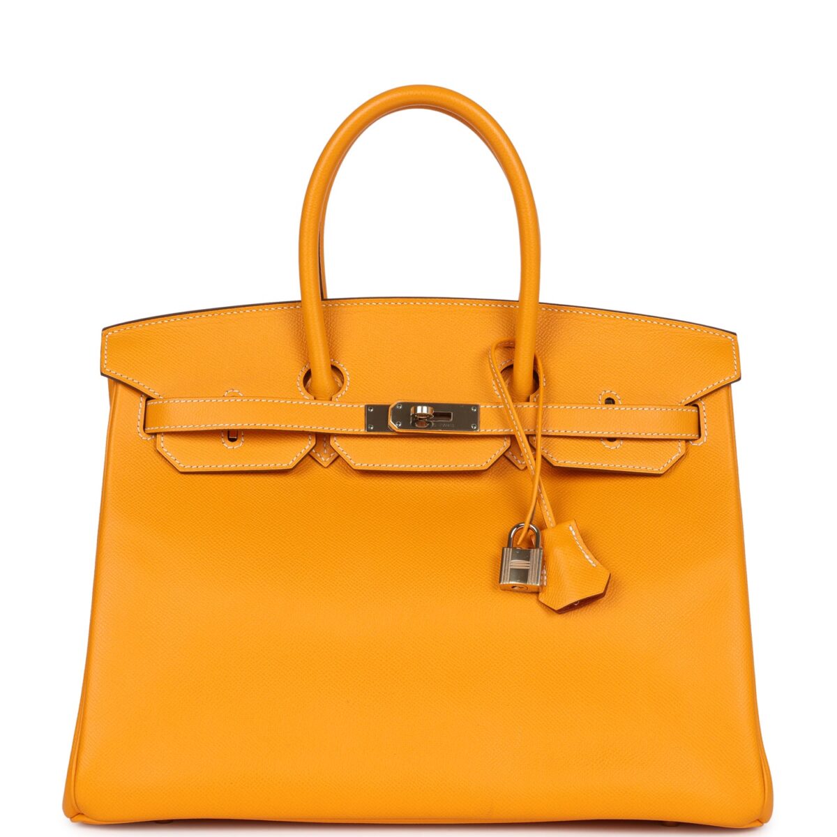 Hermes Birkin 35 Jaune D'or Candy Epsom PBHW