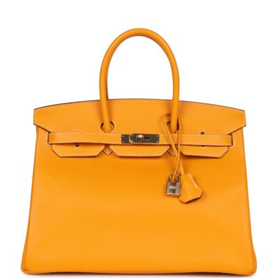 Hermes Birkin 35 Jaune D'or Candy Epsom PBHW