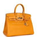 Hermes Birkin 35 Jaune D'or Candy Epsom PBHW