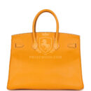 Hermes Birkin 35 Jaune D'or Candy Epsom PBHW