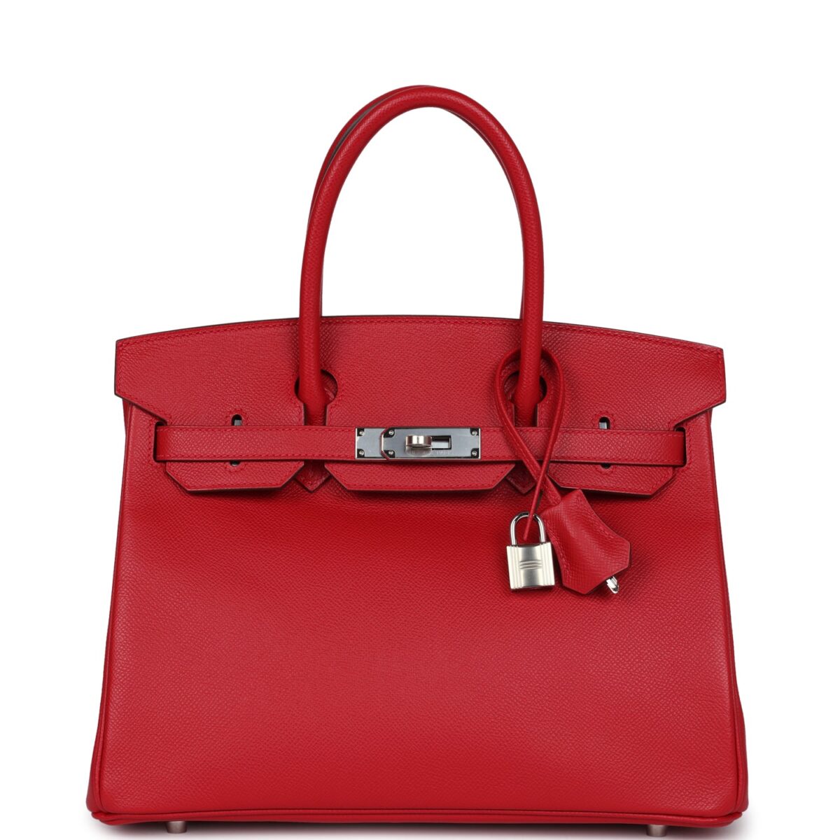 Hermes Birkin 30 Rouge Casaque Epsom PHW