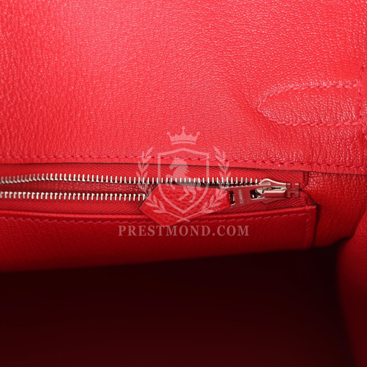Hermes Birkin 30 Rouge Casaque Epsom PHW — изображение 8