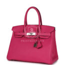 Hermes Birkin 30 Rose Shocking Clemence PHW