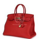 Hermes Birkin 35 Rouge Tomate Togo GHW