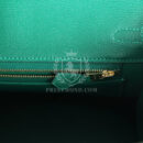 Hermes Birkin 25 Emerald Shiny Porosus Crocodile GHW