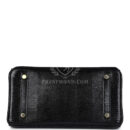 Hermes Birkin 25 Black Shiny Varanus Niloticus Lizard GHW