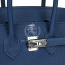 Hermes Birkin 25 Deep Bleu Verso Togo PHW