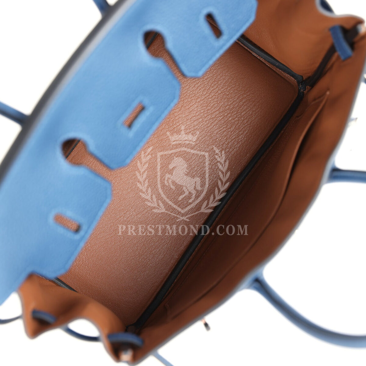 Hermes Birkin 25 Deep Bleu Verso Togo PHW — изображение 8
