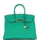 Hermes Special Order (HSS) Birkin 35 Menthe Verso Togo GHW