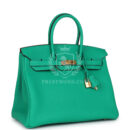Hermes Special Order (HSS) Birkin 35 Menthe Verso Togo GHW