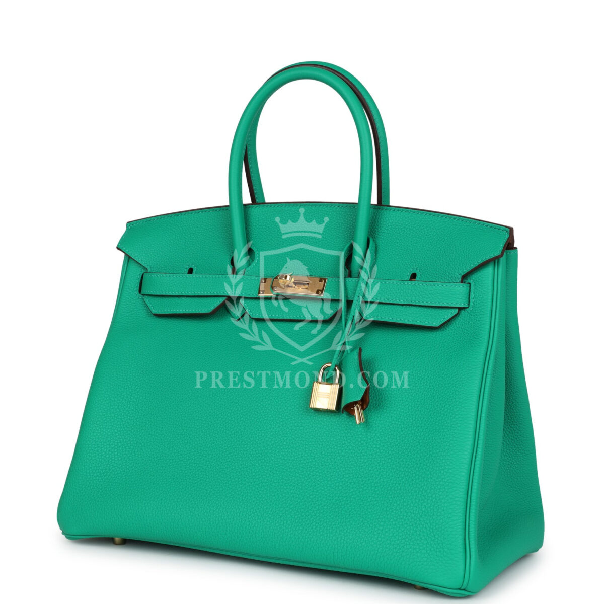Hermes Special Order (HSS) Birkin 35 Menthe Verso Togo GHW — изображение 5