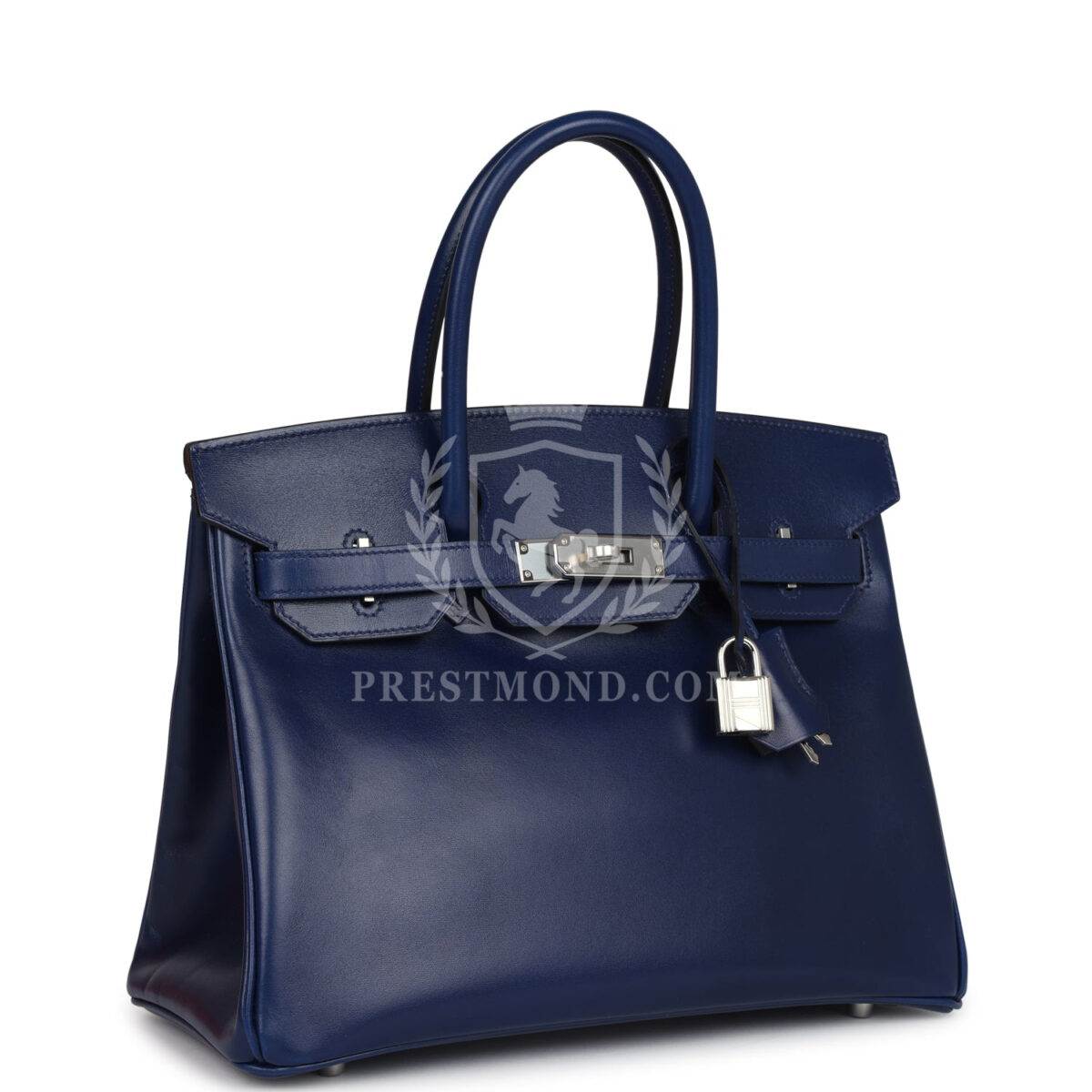 Hermes Birkin 30 Bleu Saphir Box PHW — изображение 2