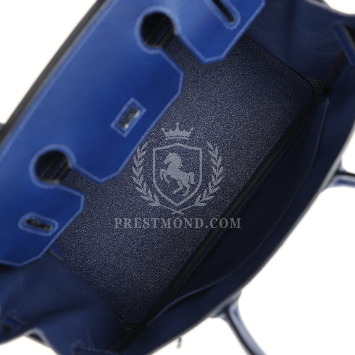 Hermes Birkin 30 Bleu Saphir Box PHW — изображение 8