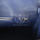 Hermes Birkin 30 Bleu Saphir Box PHW