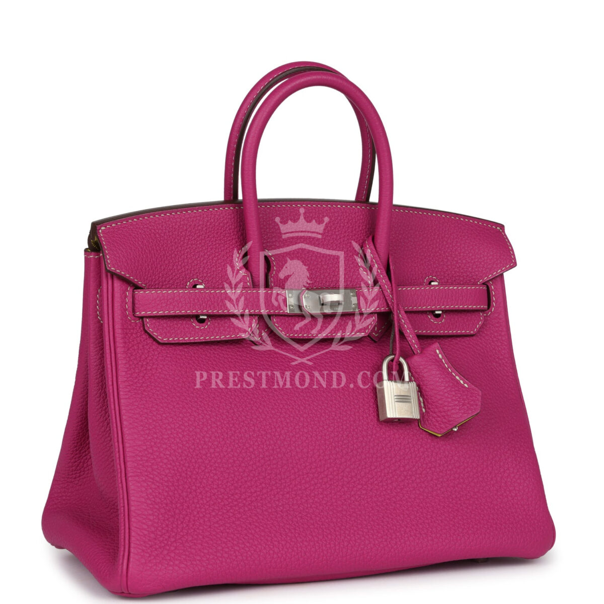 Hermes Special Order (HSS) Birkin 25 Rose Poupre Verso Togo Brushed PHW — изображение 2