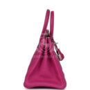 Hermes Special Order (HSS) Birkin 25 Rose Poupre Verso Togo Brushed PHW