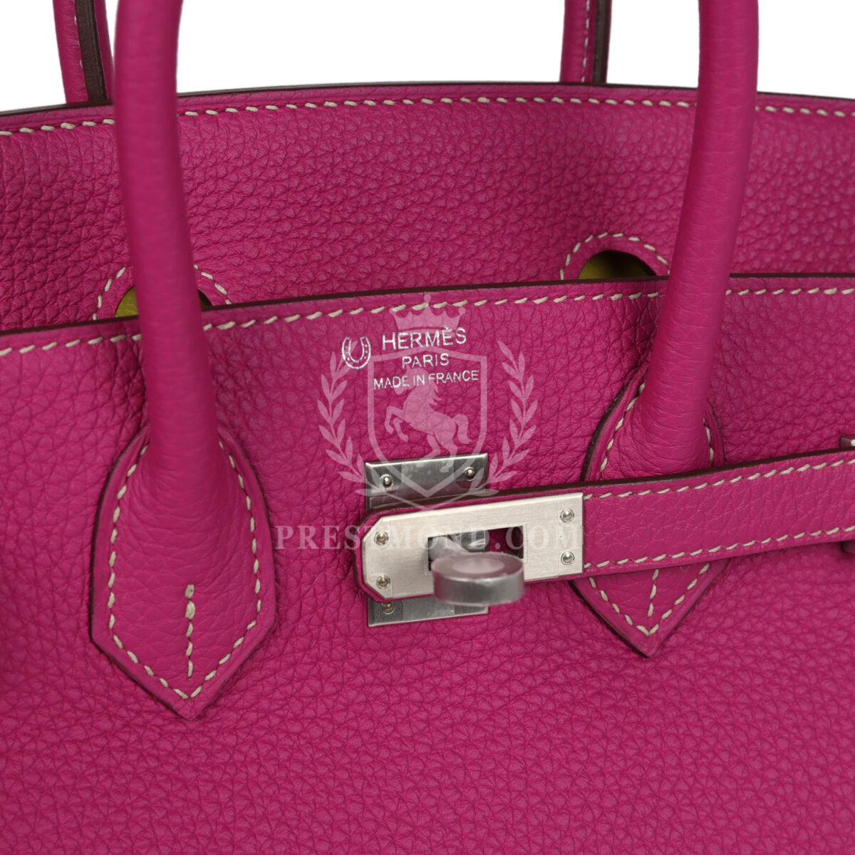 Hermes Special Order (HSS) Birkin 25 Rose Poupre Verso Togo Brushed PHW — изображение 7