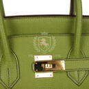 Hermes Birkin 35 Vert Anis Verso Togo GHW
