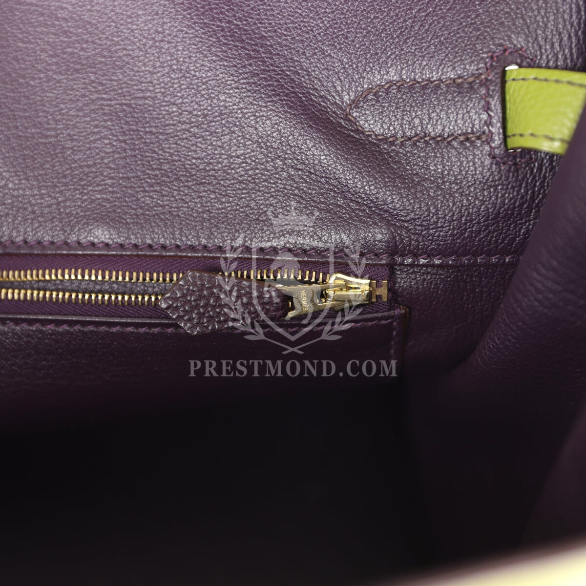 Hermes Birkin 35 Vert Anis Verso Togo GHW — изображение 9