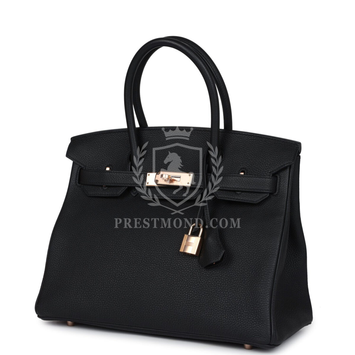 Hermes Birkin 30 Black Togo Rose GHW — изображение 5