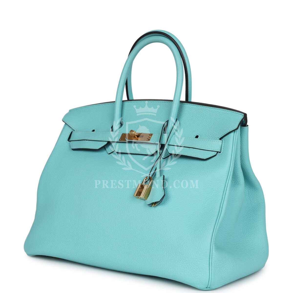 Hermes Birkin 35 Bleu Atoll Togo GHW — изображение 5