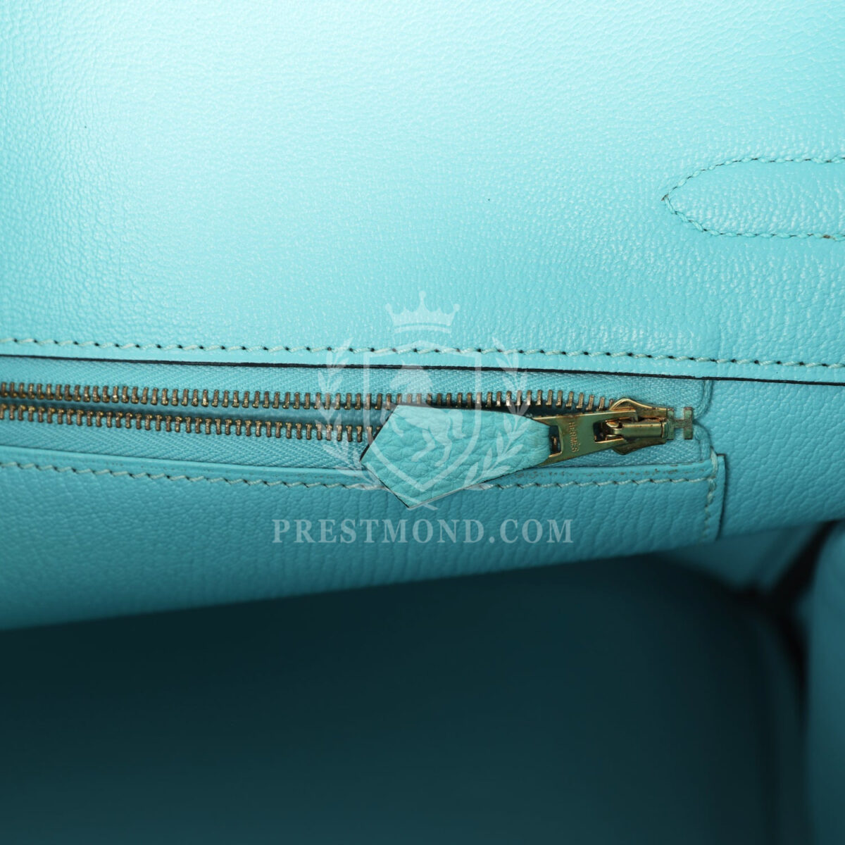 Hermes Birkin 35 Bleu Atoll Togo GHW — изображение 9