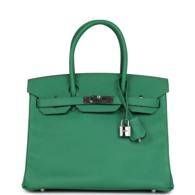 Hermes Birkin 30 Cactus Epsom PHW
