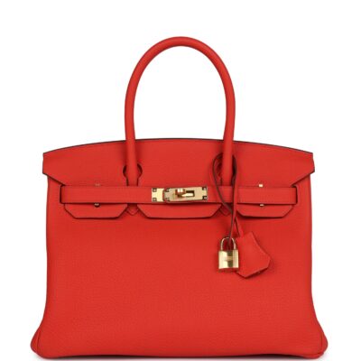 Hermes Birkin 30 Capucine Togo GHW