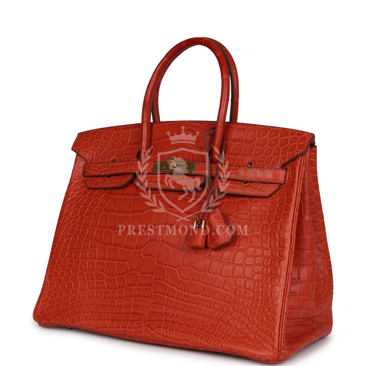 Hermes Birkin 35 Sanguine Matte Alligator GHW — изображение 5